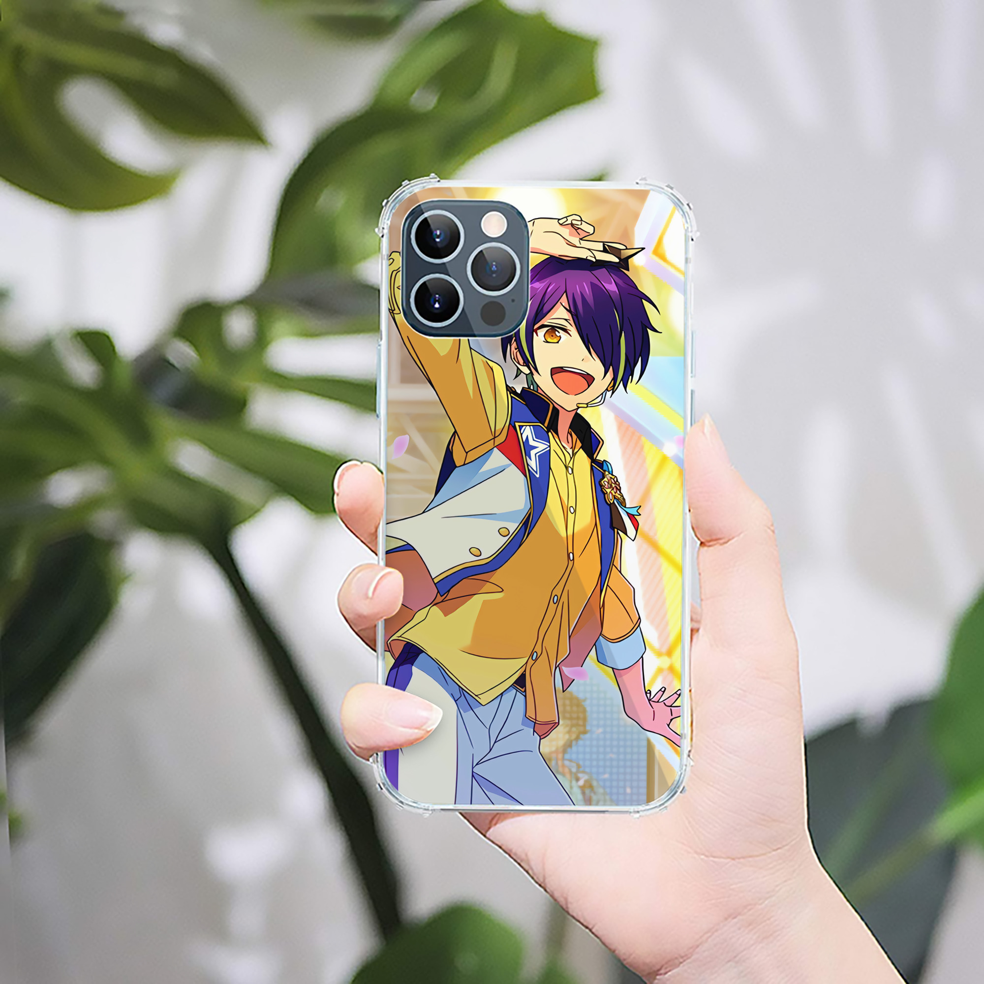 （画像用） あんさんぶるスターズ! Ensemble Stars 【iPhone 12シリーズ対応】透明スマホケース（クリアソフトケース）